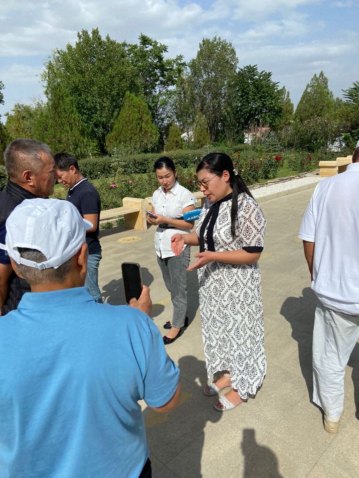 Мадина Мананбайқызы Jambyl TV телеарнасына сұхбат беруі