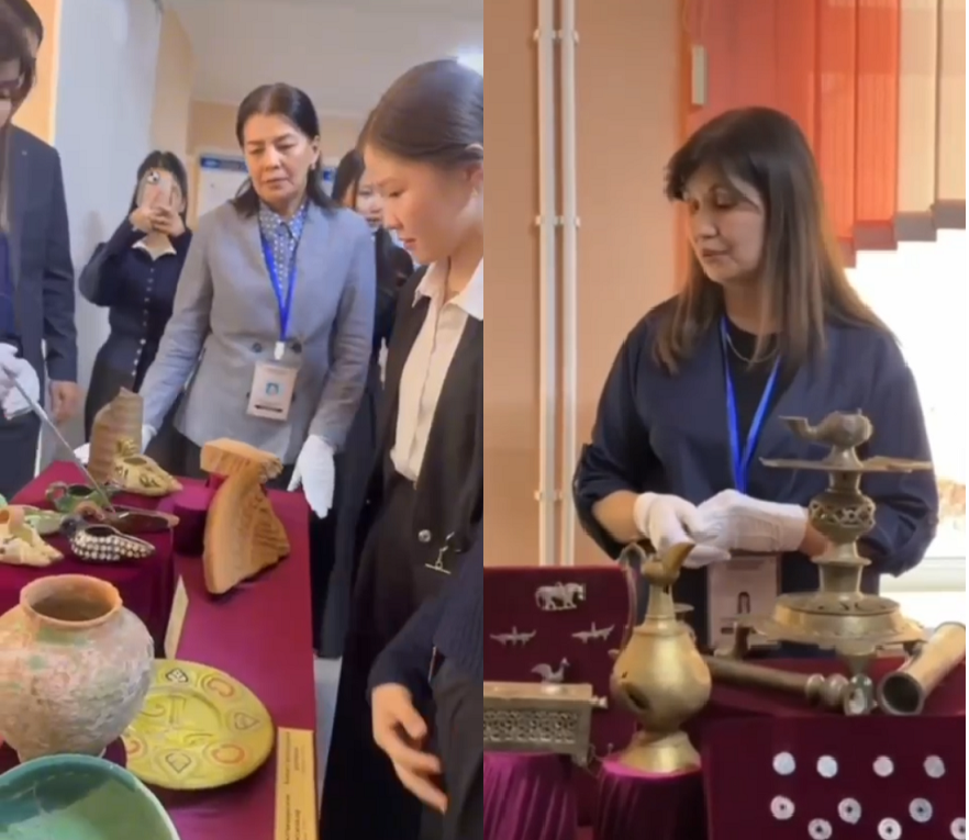 «Жәдігерлер сыр шертеді» атты жылжымалы көрме өткізілді