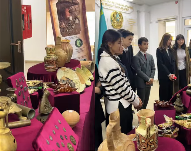 “Ежелгі Тараздағы қолөнер мен зергерлік бұйымдары” тақырыбында жылжымалы көрме 