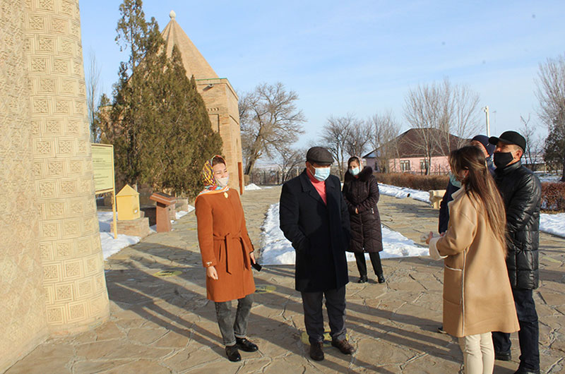 "Ясауи ізімен" ғылыми экспедиция мүшелері Жамбыл облысына арнайы іссапармен келді