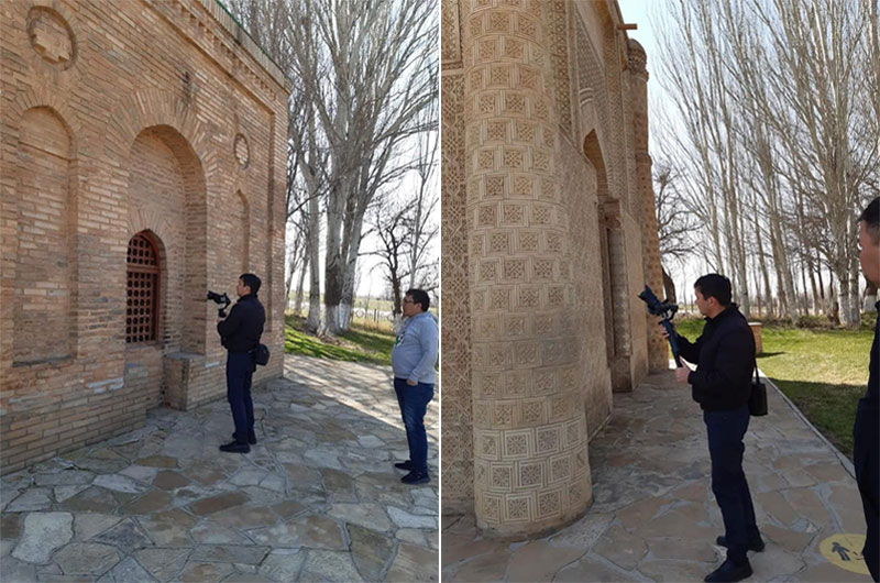 "Айша бибі" кесенесінде өткен түсірілім