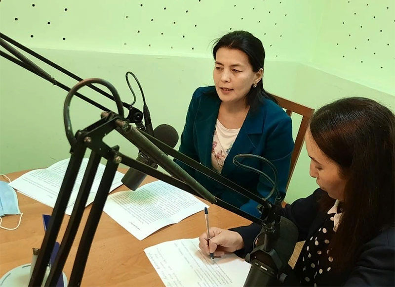 Өмірбекова Айгүл «Жамбыл» радиосына сұхбат берді