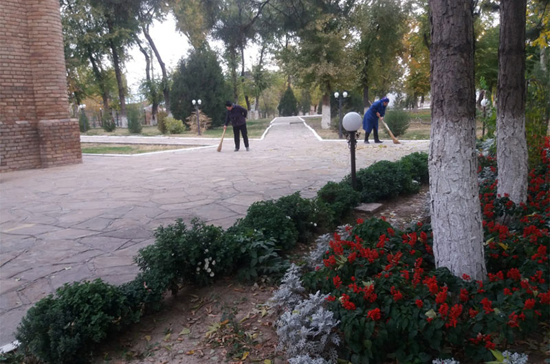 Кесенелердің аумағында тазалау жұмыстары жалғасуда