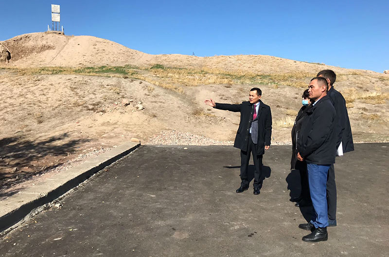 Ортағасырлық Меркі қалашығына іс-сапармен барып қайтты