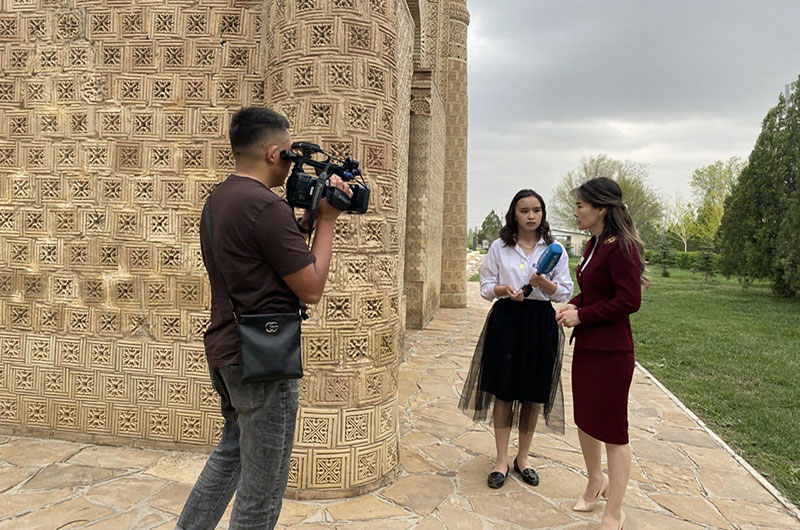 "Айша бибі" кесенесінде видео түсірілім өткізілді