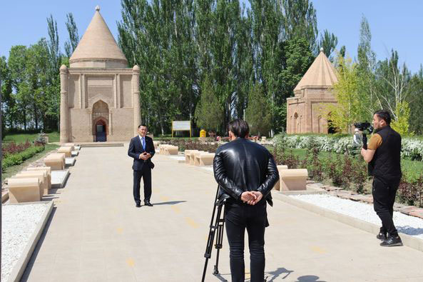 «Айша бибі» кесенесінде түсірілім жұмыстары жүргізілді