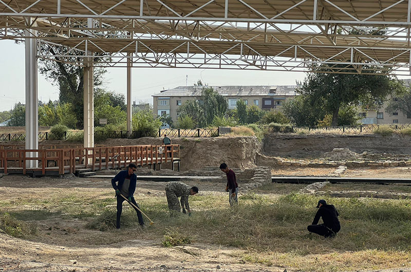 Экскурсиялық жолдарды сырлау жұмыстары өтті