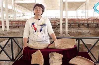 «История одного экспоната: Дастархан древнего Тараза»